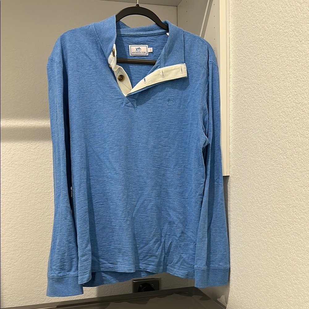 Southern Tide Blue Long Sleeve Shirt